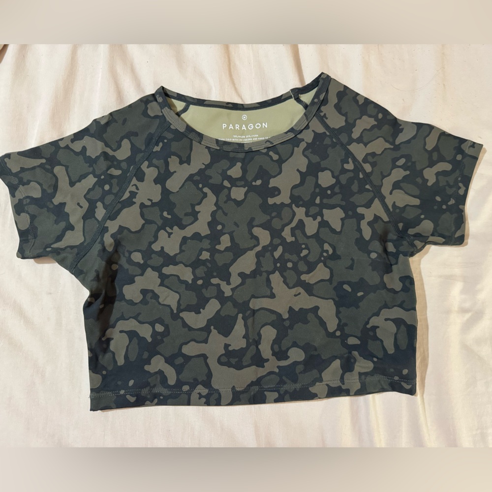 PARAGON Green and Black Camouflage Tee